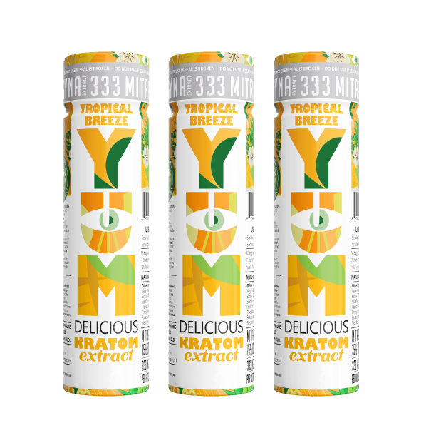 Triple Play - YUM Tropical Breeze 30ml Delicious Kratom Extract