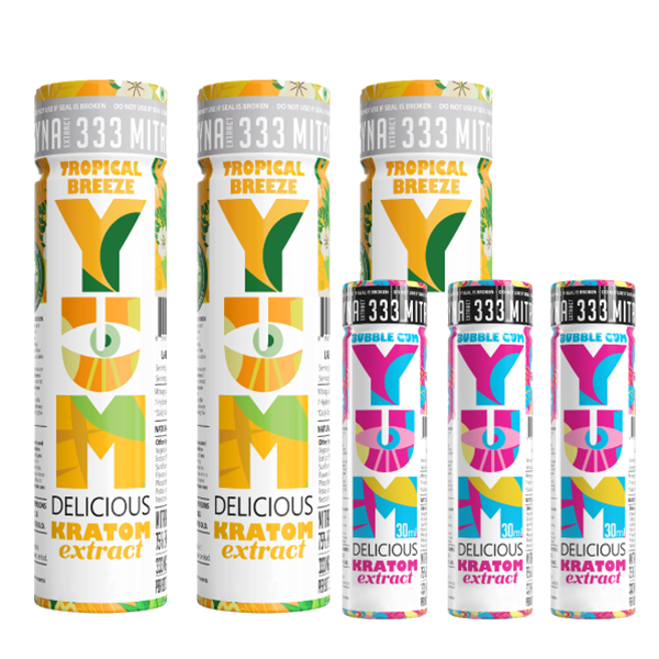 333 - Bubble Gum + Tropical Breeze YUM Holiday Bundle (6 Units)